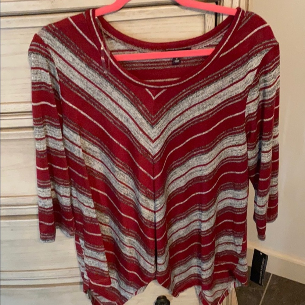 NWT 3/4 length sleeve plus top